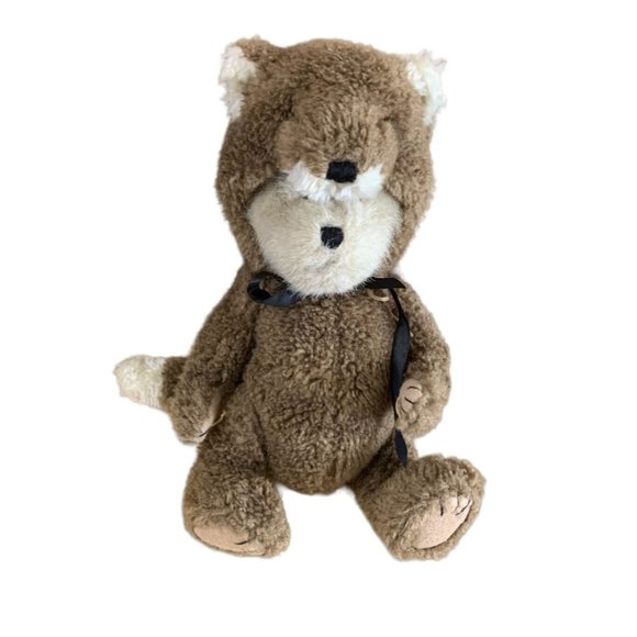 Boyds Bears Plush Stuffed Bear in Big Bad Wolf Costume Dress Up 12 in Tall Brown - Picture 1 of 5